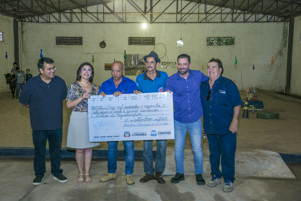Prefeitura repassa R$ 96,2 mil em recursos de emendas e FMIS para Centro de Equoterapia