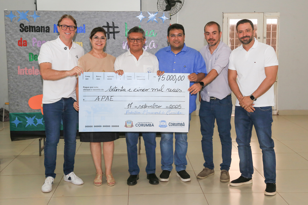 APAE de Corumb&aacute; recebe repasse de R$ 350 mil para investir em sa&uacute;de e assist&ecirc;ncia