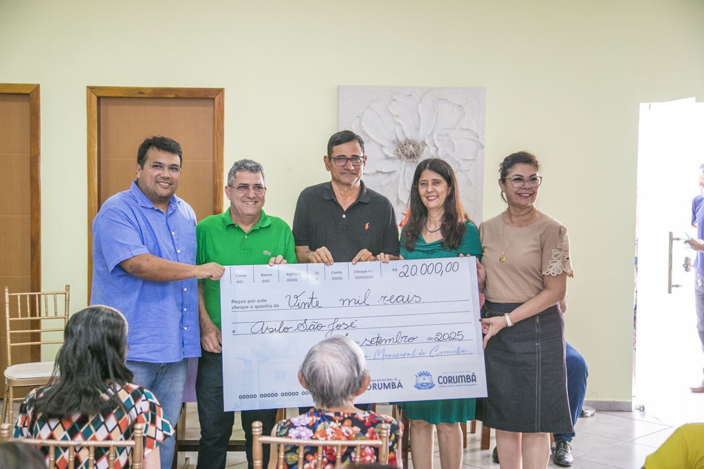 Prefeitura e C&acirc;mara fortalecem atendimento a idosos com repasse de recursos ao Asilo S&atilde;o Jos&eacute;