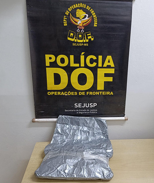 DOF apreende coca&iacute;na na BR-262 em Corumb&aacute; que seria entregue em Campo Grande