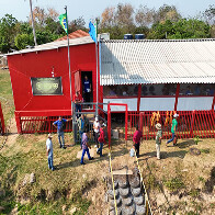 Base avan&ccedil;ada do CBMMS no Pantanal apoia Justi&ccedil;a Itinerante em atendimento a comunidades ribeirinhas