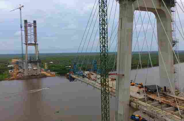 Integra&ccedil;&atilde;o continental: autoridades destacam impacto da Rota Bioce&acirc;nica em visita &agrave;s obras