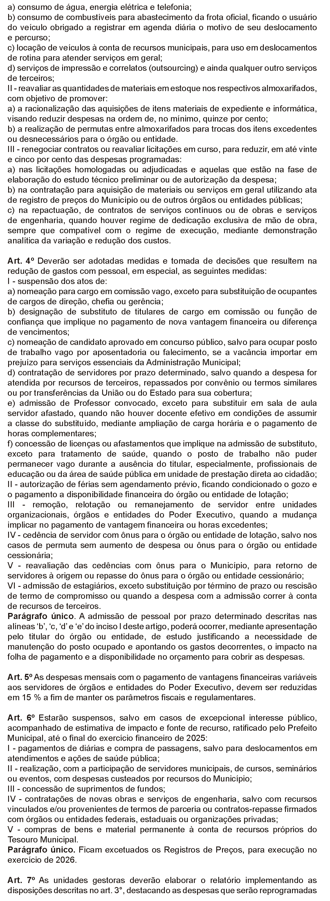 Prefeitura de Corumb&aacute; implementa conten&ccedil;&atilde;o de despesas por seis meses