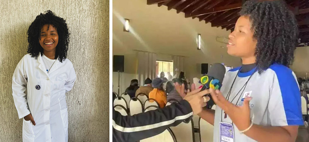 Eloize C&aacute;ceres Duarte, ex-educanda da Cidade Dom Bosco, representa o Pantanal na COP-30