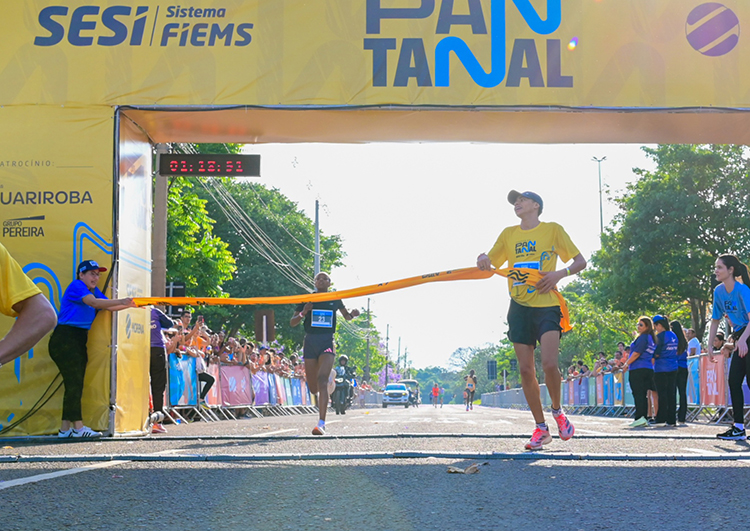 Africanos vencem a categoria elite da Corrida do Pantanal 2025