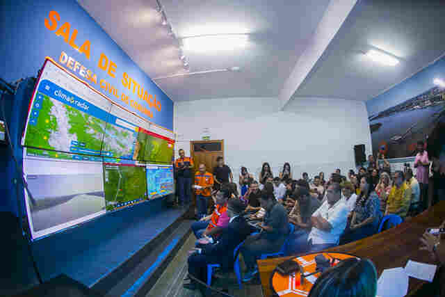 Sala de Situa&ccedil;&atilde;o refor&ccedil;a a&ccedil;&otilde;es de monitoramento e preven&ccedil;&atilde;o de desastres em Corumb&aacute;
