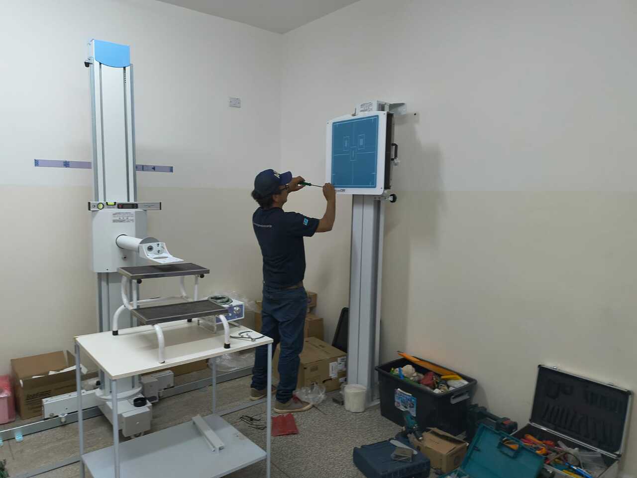 Instala&ccedil;&atilde;o de novos equipamentos altera temporariamente locais de exames de raio-x