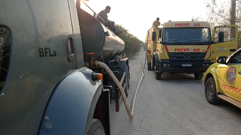 Base Fluvial de Lad&aacute;rio apoia combate a inc&ecirc;ndio na &Aacute;rea de Prote&ccedil;&atilde;o Ambiental Ba&iacute;a Negra