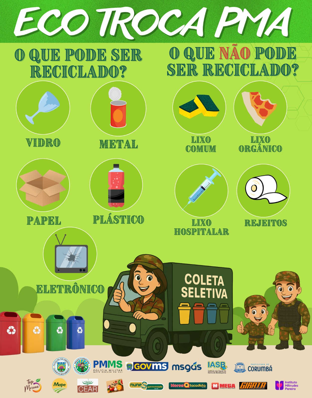 Eco Troca PMA incentiva a reciclagem e a conscientiza&ccedil;&atilde;o ambiental em Corumb&aacute;
