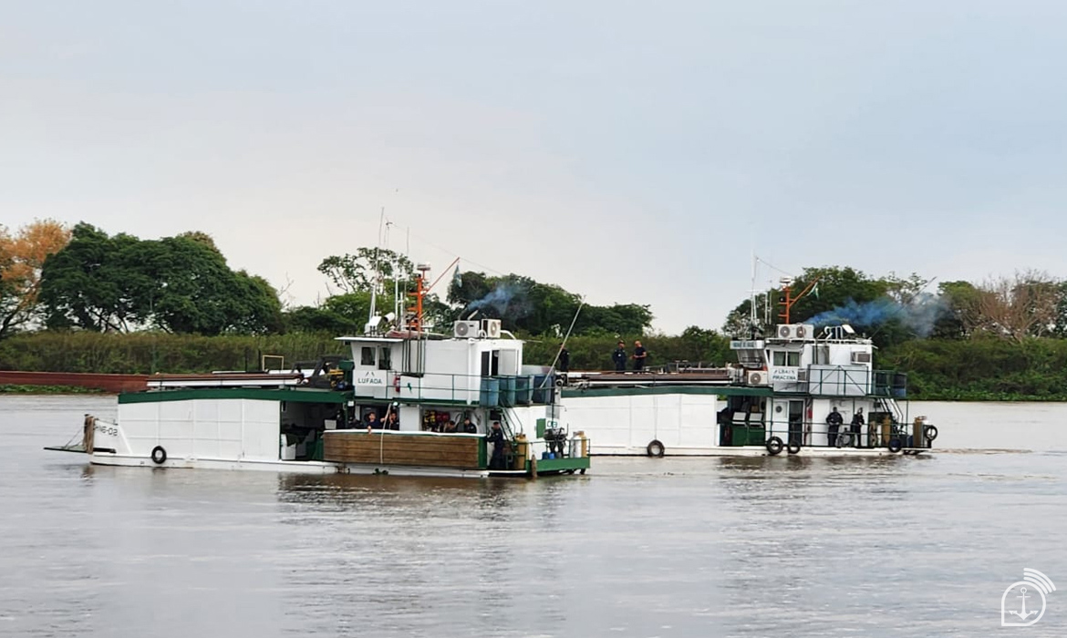 Marinha do Brasil inicia implementa&ccedil;&atilde;o de sinaliza&ccedil;&atilde;o n&aacute;utica no trecho paraguaio do rio Paraguai 