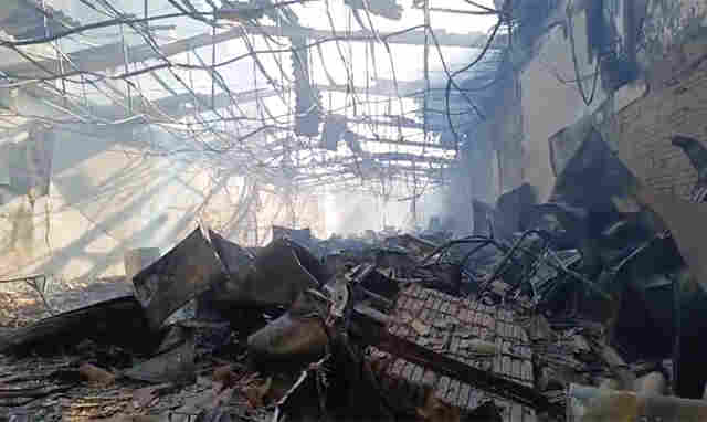 Inc&ecirc;ndio de grandes propor&ccedil;&otilde;es destr&oacute;i loja de m&oacute;veis da Gazin no centro de Corumb&aacute;
