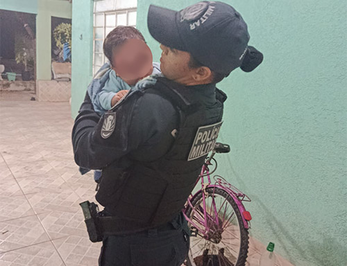 Policial militar salva beb&ecirc; engasgado durante patrulhamento no bairro Dom Bosco em Corumb&aacute; 