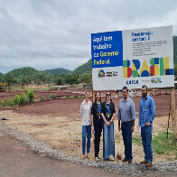 Visita t&eacute;cnica analisa infraestrutura e acesso nas obras de habita&ccedil;&atilde;o em Corumb&aacute;