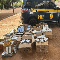 PRF apreende 629 Kg de coca&iacute;na em carreta de min&eacute;rio de ferro que partiu de Corumb&aacute; 