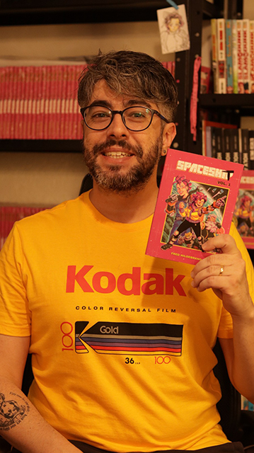 Quadrinista sul-mato-grossense, Fred Hildebrand, &eacute; contemplado em edital da PNAB com a obra Spaceshit &ndash; Volume 1