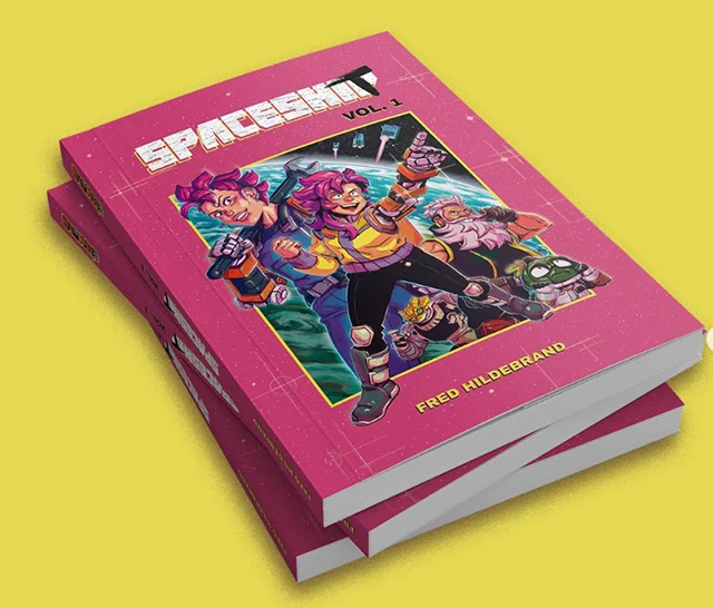 Quadrinista sul-mato-grossense, Fred Hildebrand, &eacute; contemplado em edital da PNAB com a obra Spaceshit &ndash; Volume 1