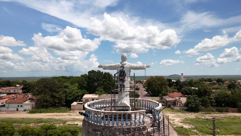 Obra de restaura&ccedil;&atilde;o do Cristo de Lad&aacute;rio destaca cuidado com o patrim&ocirc;nio cultural