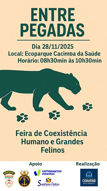 &ldquo;Entre Pegadas&rdquo; refor&ccedil;a educa&ccedil;&atilde;o ambiental em Corumb&aacute;