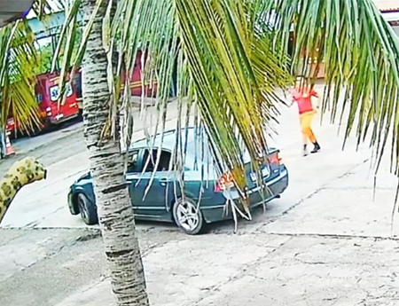 V&Iacute;DEO: Pais procuram ajuda dos bombeiros de Corumb&aacute; para salvar filha engasgada com bala