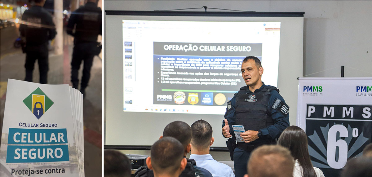 Institui&ccedil;&otilde;es lan&ccedil;am campanha &ldquo;Celular Seguro&rdquo; e refor&ccedil;am combate a roubos e furtos em Corumb&aacute; e Lad&aacute;rio