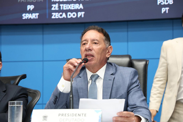Presidente apresenta balan&ccedil;o de encerramento dos trabalhos de 2025 na ALEMS 
