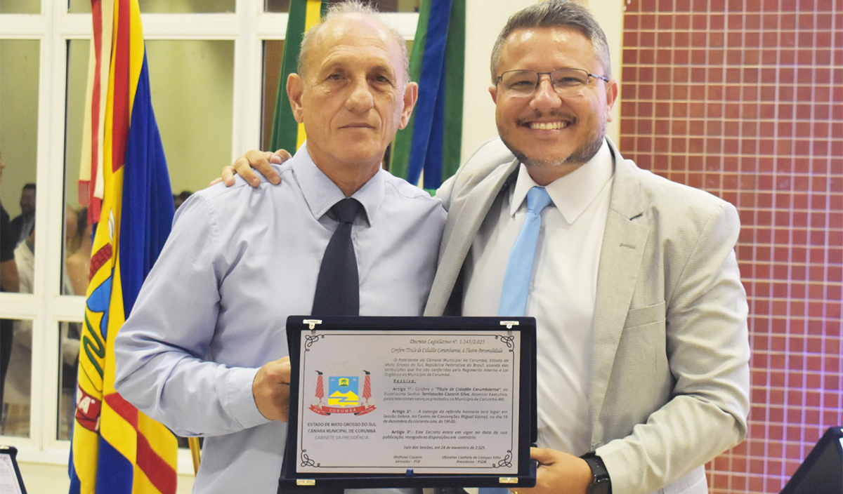 CONFIRA IMAGENS DA SESS&Atilde;O SOLENE QUE MARCOU A ENTREGA DE T&Iacute;TULOS DE CIDAD&Atilde;O CORUMBAENSE, HONRARIA CONCEDIDA PELA C&Acirc;MARA MUNICIPAL