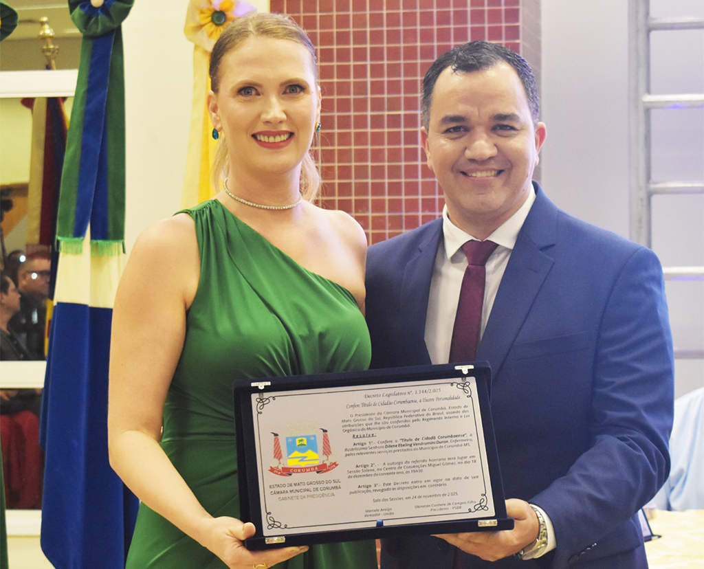 CONFIRA IMAGENS DA SESS&Atilde;O SOLENE QUE MARCOU A ENTREGA DE T&Iacute;TULOS DE CIDAD&Atilde;O CORUMBAENSE, HONRARIA CONCEDIDA PELA C&Acirc;MARA MUNICIPAL