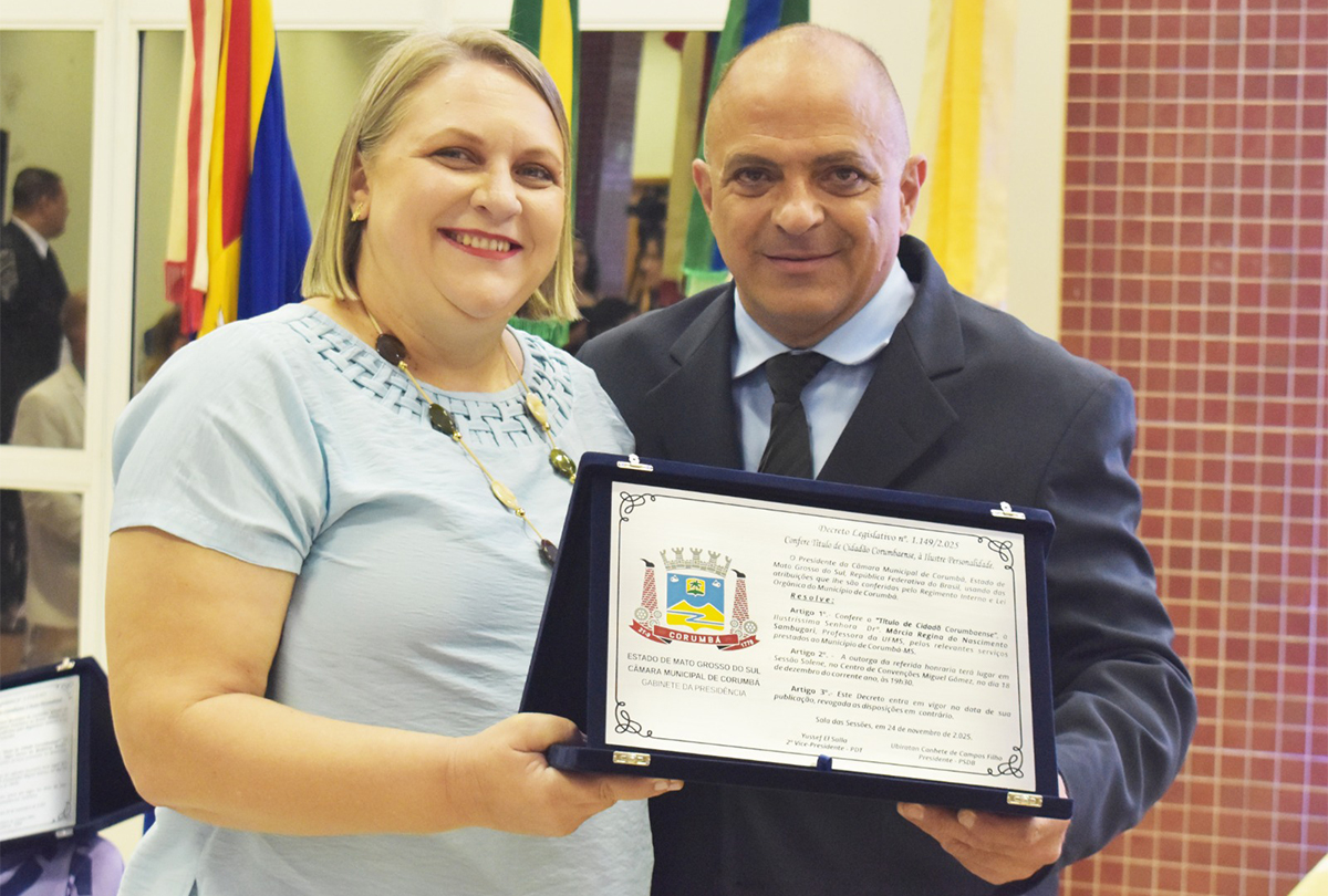 CONFIRA IMAGENS DA SESS&Atilde;O SOLENE QUE MARCOU A ENTREGA DE T&Iacute;TULOS DE CIDAD&Atilde;O CORUMBAENSE, HONRARIA CONCEDIDA PELA C&Acirc;MARA MUNICIPAL