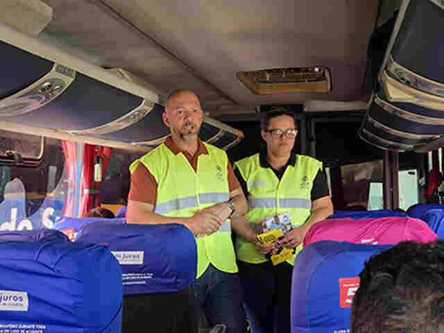 Motiva Pantanal refor&ccedil;a import&acirc;ncia do uso do cinto de seguran&ccedil;a em &ocirc;nibus de viagem