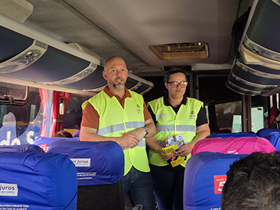 Motiva Pantanal refor&ccedil;a import&acirc;ncia do uso do cinto de seguran&ccedil;a em &ocirc;nibus de viagem