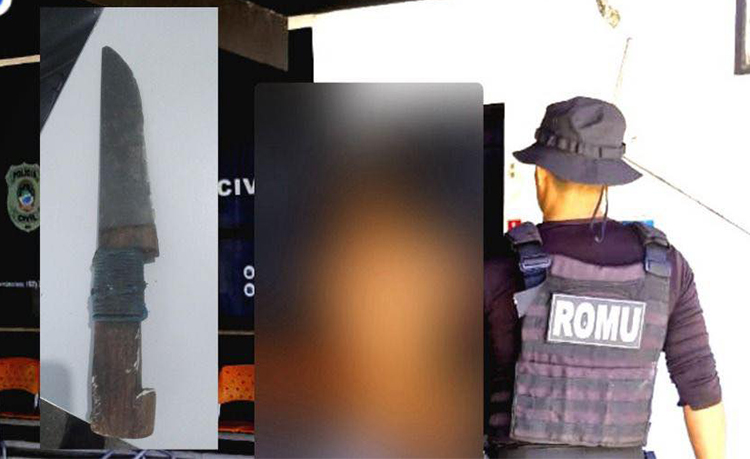 Homem agride m&atilde;e e filha a pauladas e &eacute; preso pela GCM de Corumb&aacute; no bairro Guan&atilde;