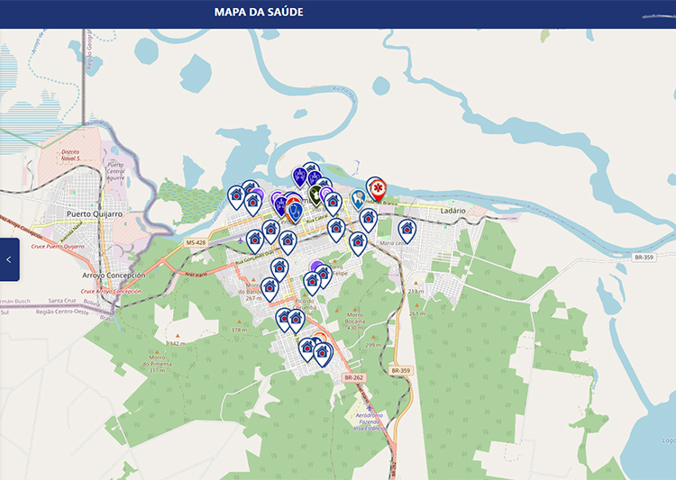 Sa&uacute;de na palma da m&atilde;o: Prefeitura de Corumb&aacute; lan&ccedil;a Mapa Digital da Sa&uacute;de