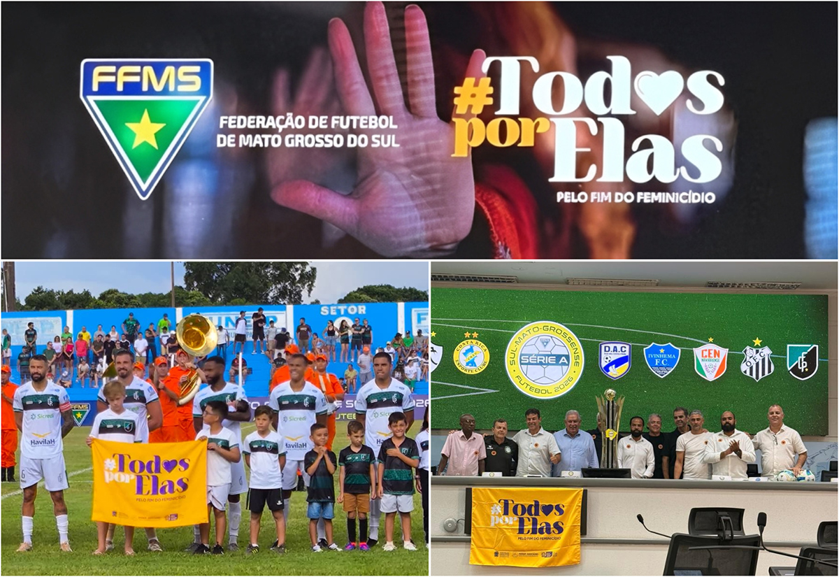 Campanha &lsquo;Todos Por Elas&rsquo; ganha espa&ccedil;o nos est&aacute;dios de MS 