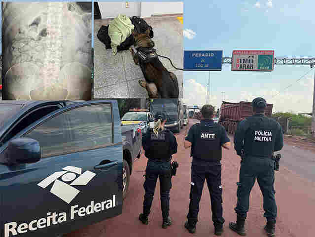 Mula do tr&aacute;fico: 17 bolivianos s&atilde;o detidos na BR-262 em Corumb&aacute; ap&oacute;s ingerir c&aacute;psulas de coca&iacute;na 