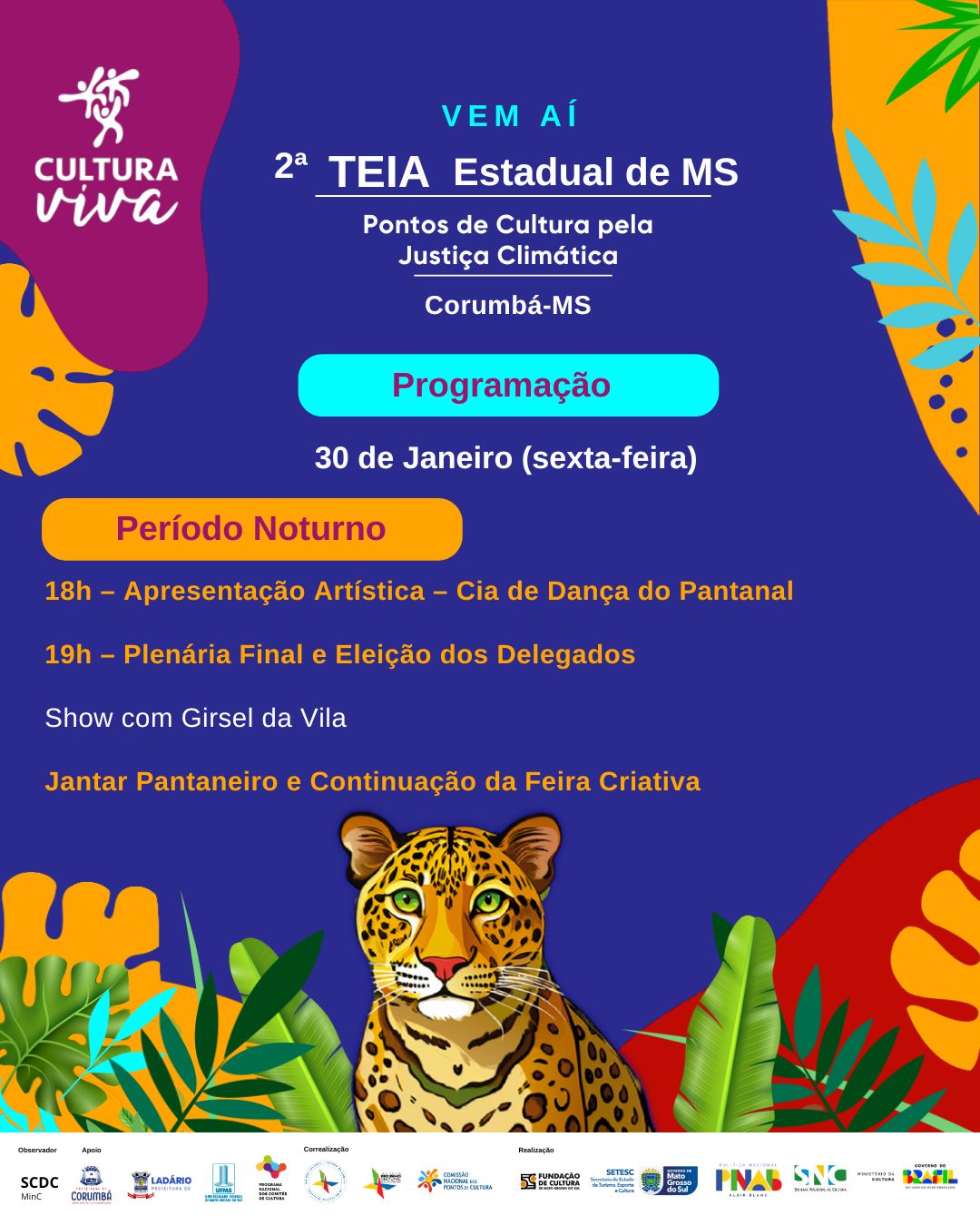 F&oacute;rum Estadual dos Pontos de Cultura e Teia Estadual de MS debatem justi&ccedil;a clim&aacute;tica em Corumb&aacute;