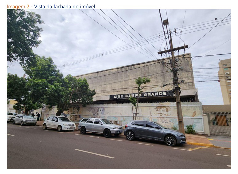Pr&eacute;dio do antigo Cine Campo  Grande vai a leil&atilde;o