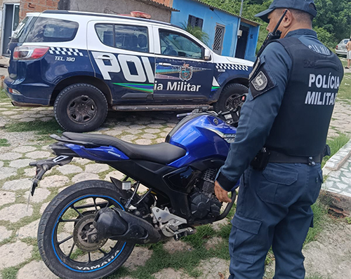 Motocicleta com restri&ccedil;&atilde;o criminal &eacute; recuperada pela Pol&iacute;cia Militar em Corumb&aacute;