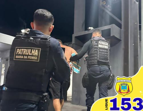 Homem &eacute; detido pela Patrulha Maria da Penha ap&oacute;s sucessivas agress&otilde;es a mulher e filhos pequenos em Corumb&aacute;