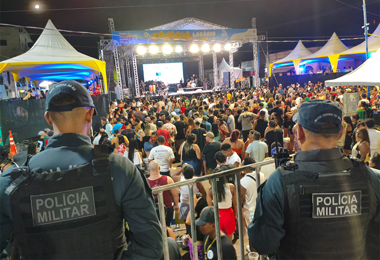 Pol&iacute;cia Militar registra ocorr&ecirc;ncia de importuna&ccedil;&atilde;o sexual durante evento carnavalesco em Lad&aacute;rio