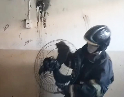 Bombeiros s&atilde;o acionados ap&oacute;s princ&iacute;pio de Inc&ecirc;ndio em ventilador na Escola Castro Brasil em Corumb&aacute;