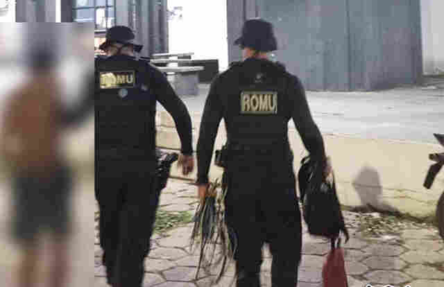 Homem &eacute; detido pela Guarda Municipal suspeito de furto de fia&ccedil;&atilde;o el&eacute;trica em uma vila no centro de Corumb&aacute;
