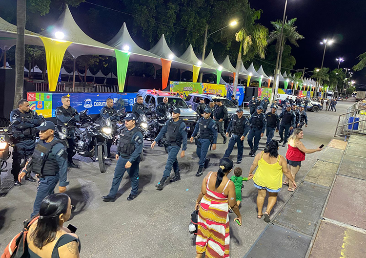 Policia militar organiza esquema operacional com efetivo triplicado refor&ccedil;ando a seguran&ccedil;a no Carnaval de Corumb&aacute; 2026