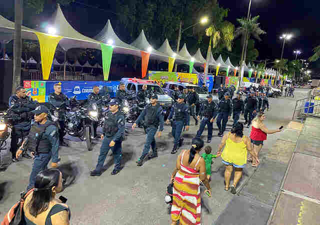 Policia militar organiza esquema operacional com efetivo triplicado refor&ccedil;ando a seguran&ccedil;a no Carnaval de Corumb&aacute; 2026