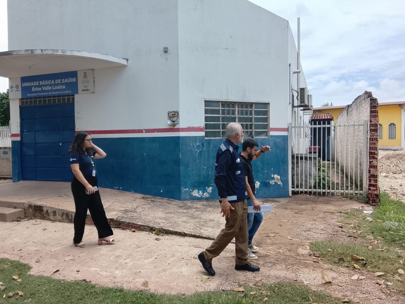 Superintendente Estadual do Minist&eacute;rio da Sa&uacute;de realiza vistoria em obras com apoio federal no munic&iacute;pio