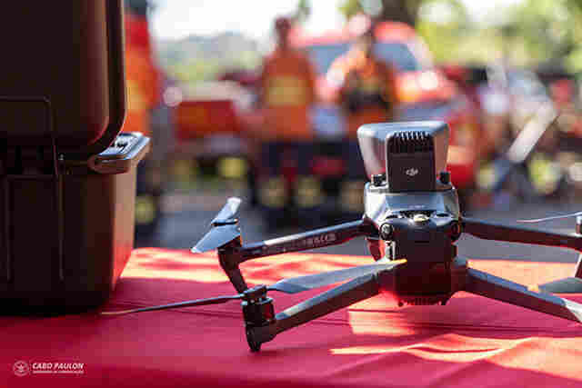 Novos drones t&eacute;rmicos destinados ao Corpo de Bombeiros Militar v&atilde;o refor&ccedil;ar combate aos inc&ecirc;ndios florestais em 2026