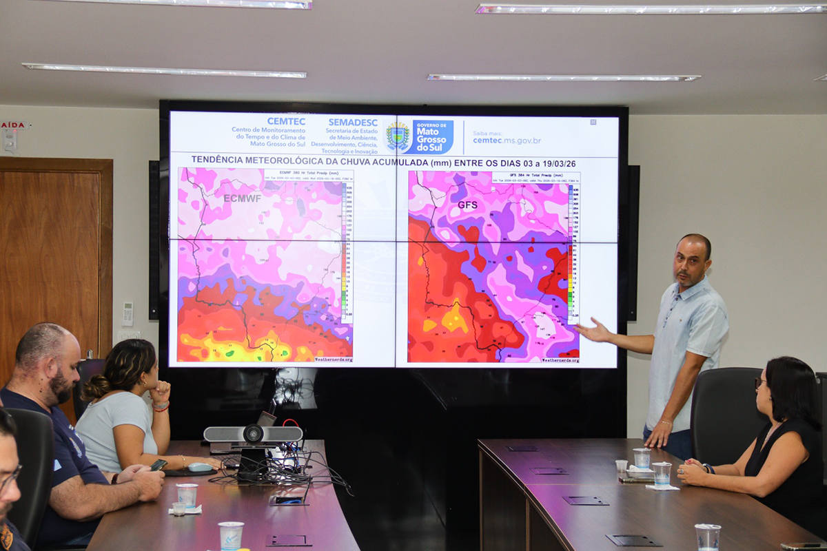 Regi&otilde;es Sul e Sudoeste do MS ter&atilde;o chuvas abaixo da m&eacute;dia e risco elevado para inc&ecirc;ndios florestais nos pr&oacute;ximos dias