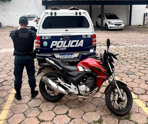 Moto roubada na porta de casa foi encontrada pr&oacute;ximo a &ldquo;Boca do Chacal&rdquo; em Corumb&aacute;