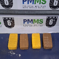 Pol&iacute;cia Militar apreende mais de 4 kg de droga com mulher durante fiscaliza&ccedil;&atilde;o na BR-262 em Corumb&aacute;