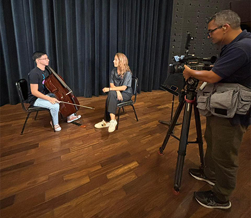 De Corumb&aacute; para o Brasil: jovem m&uacute;sico do Moinho Cultural ganha destaque nacional na TV Globo