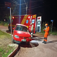 V&iacute;tima de atropelamento com fratura exposta na perna foi atendido pelos bombeiros em Lad&aacute;rio